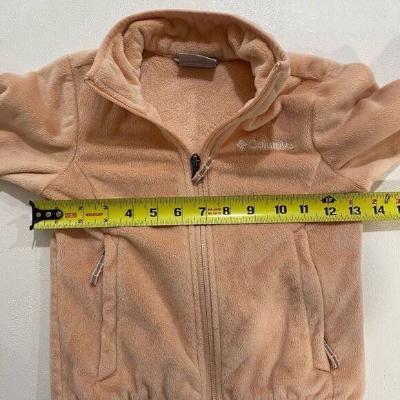 Columbia Girls XXS (4/5) Peach Full-Zip Fleece Jacket - Picture 6 of 6
